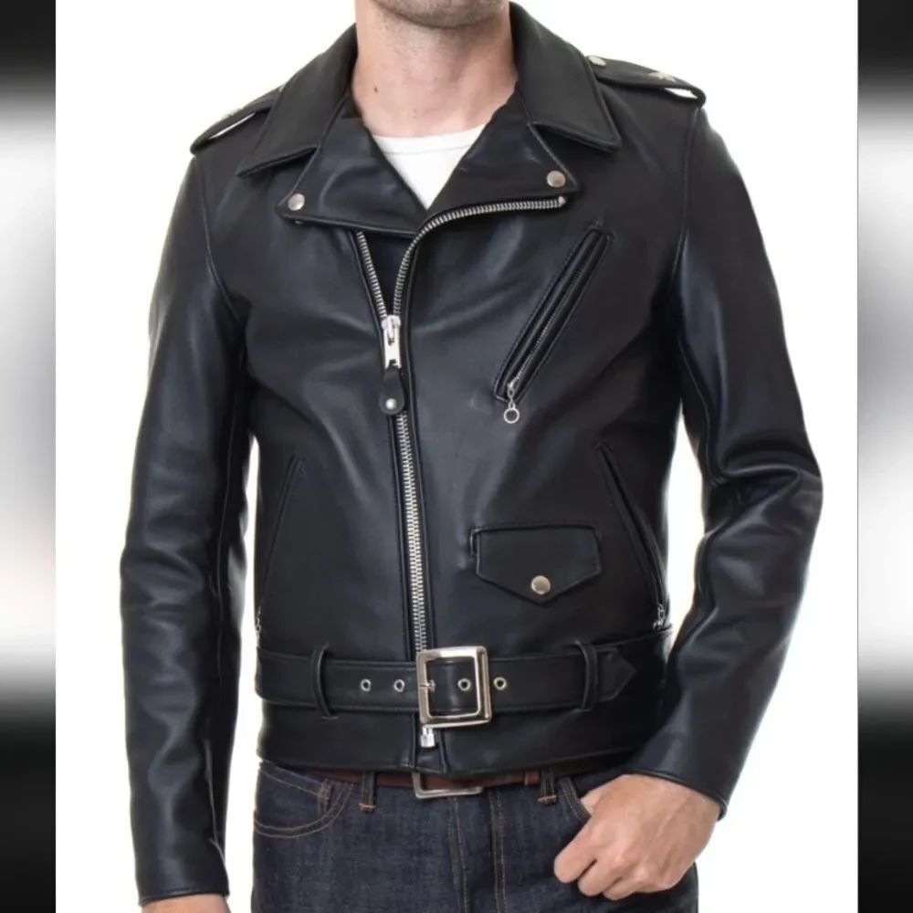 RARE EUC Vintage 70's Sears Leather Motto Biker Jacket
